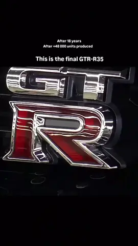 GTR R35 era is sadly over In August 2025, the last final Nissan GTR R35 rolled out of the production line, marking the end of the R35 generation  What are your thoughts on this? #nissan #nissangtr #nissangtrr35 #fyp #foryou #fypviralシ 