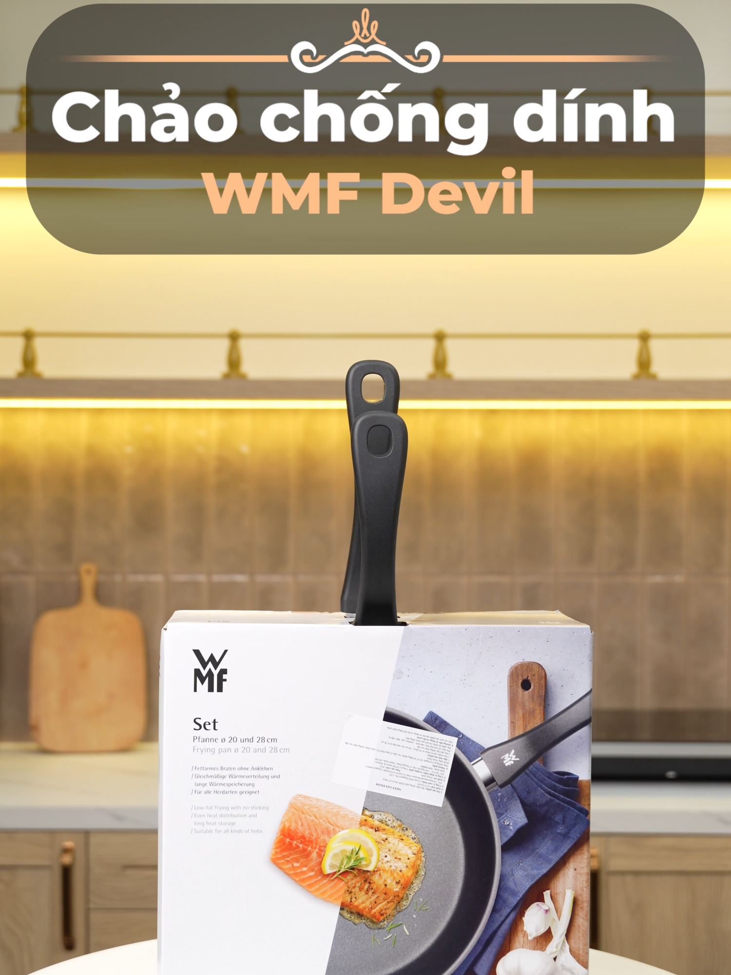 Set 2 chảo chống dính WMF Devil 20 + 28cm cán nhựa #giadungnoidiaduc #giadungthongminh #giadungcaocap #chaochongdinh #wmf #germanysnt #xuhuong #xuhuongtiktok #xh