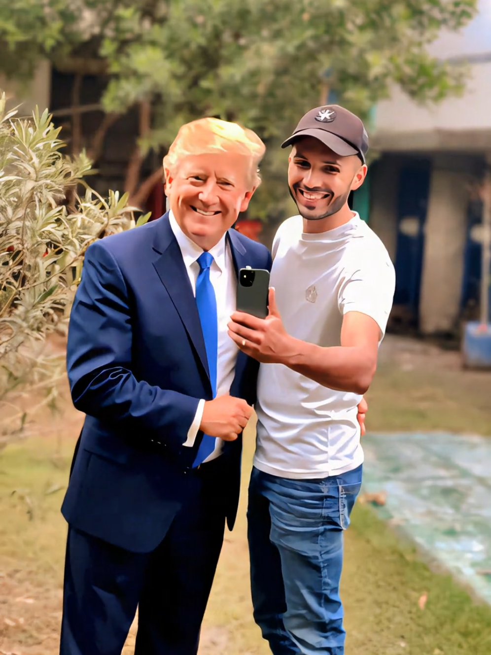 dekho dekho kon aya🥰 #donladtrump #foryou #viralvideo #trendingsong #aiphoto 