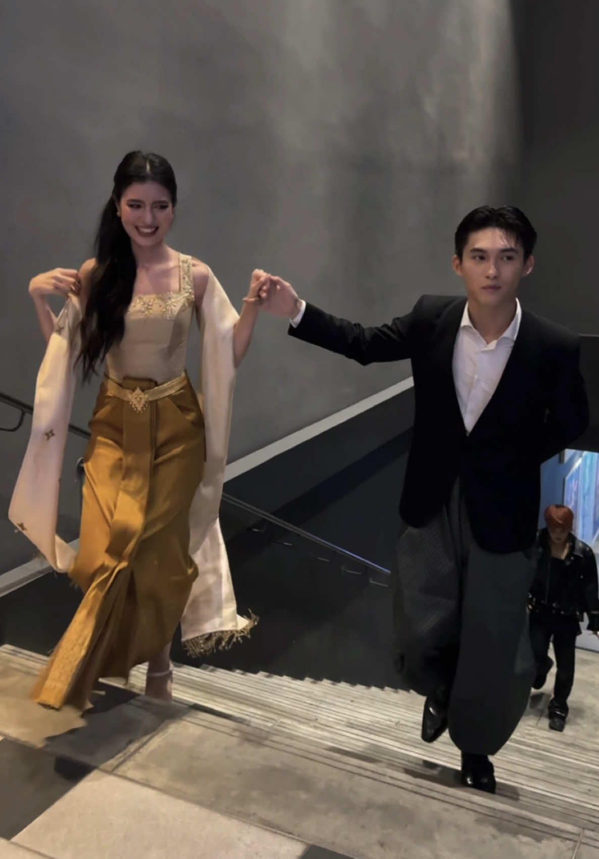 Congratulations to the whole team on this amazing movie, and of course big congratulations to bong @Peypey Dy for making this happen ✨ Me & @ddavideunghao អុឹងហាវ dressed by @Imagehunter photography (they have traditional Cambodian clothing rental) ✨