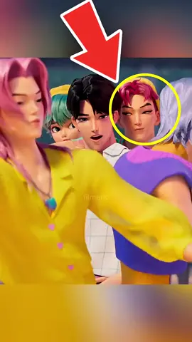 SUSPICIOUS Jinu and Abby Glances 👀 #shorts #kpopdemonhunters 