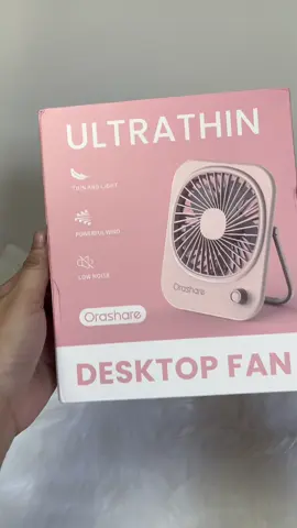 Ultra thin desktop fan #desktopfan #desktopfanrechargeable #orashare 