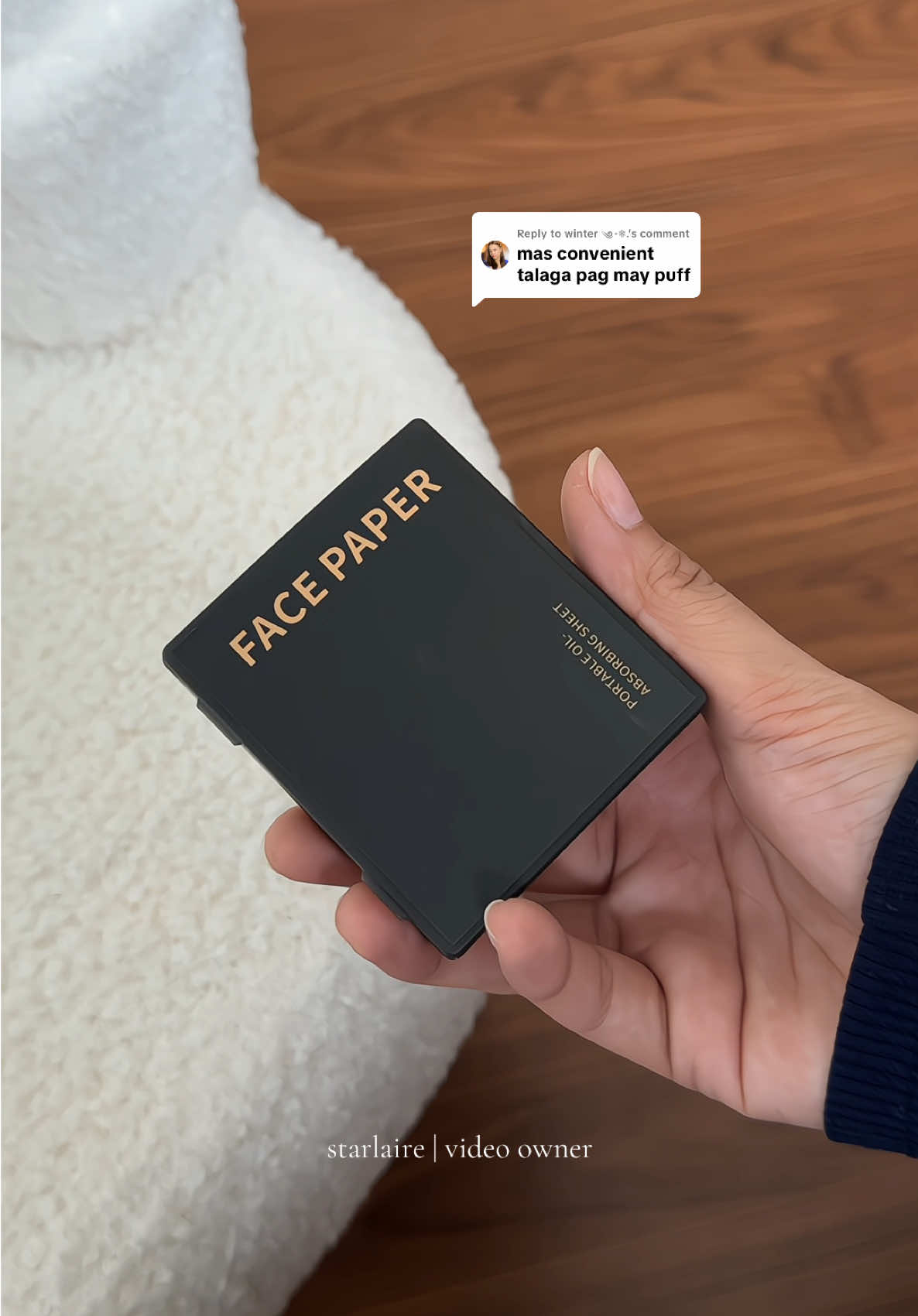 Replying to @winter ༄⋆❅. blotting paper with puff para mas hygienic  #blottingpaper #blottingsheets #oilyskintips #oilyskin #blottingpaperforoilyskin 