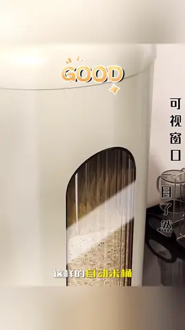 Bekas Beras Automatik Tekan - Penyimpan Bijirin Kedap Udara, Jelas & Mudah!