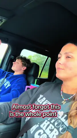 Car rides singing my heart out with my boy are some of my favorites. ❤️ #thewholepoint #myboy #morganwallen #son #mom 