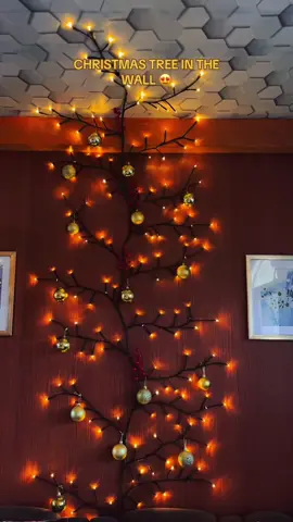 Christmas Tree in the wall! #christmastreeinthewall #superganda #fyp 