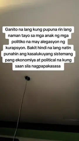 Us filipinos often get caught up in the emotional, short-sighted outrage. But if we look at the bigger picture, it shows it’s not just about them. It’s the political and economic system that enables them to thrive, tolerates corruption, and leaves ordinary people struggling. Until we confront that system, nothing really changes.