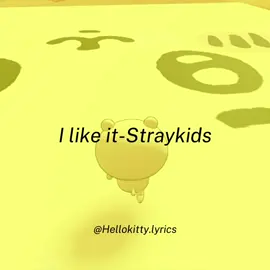 I like it-stray kids #straykids #lyricsvideo #fypシ゚viral🖤tiktok #kpopfyp #trending 