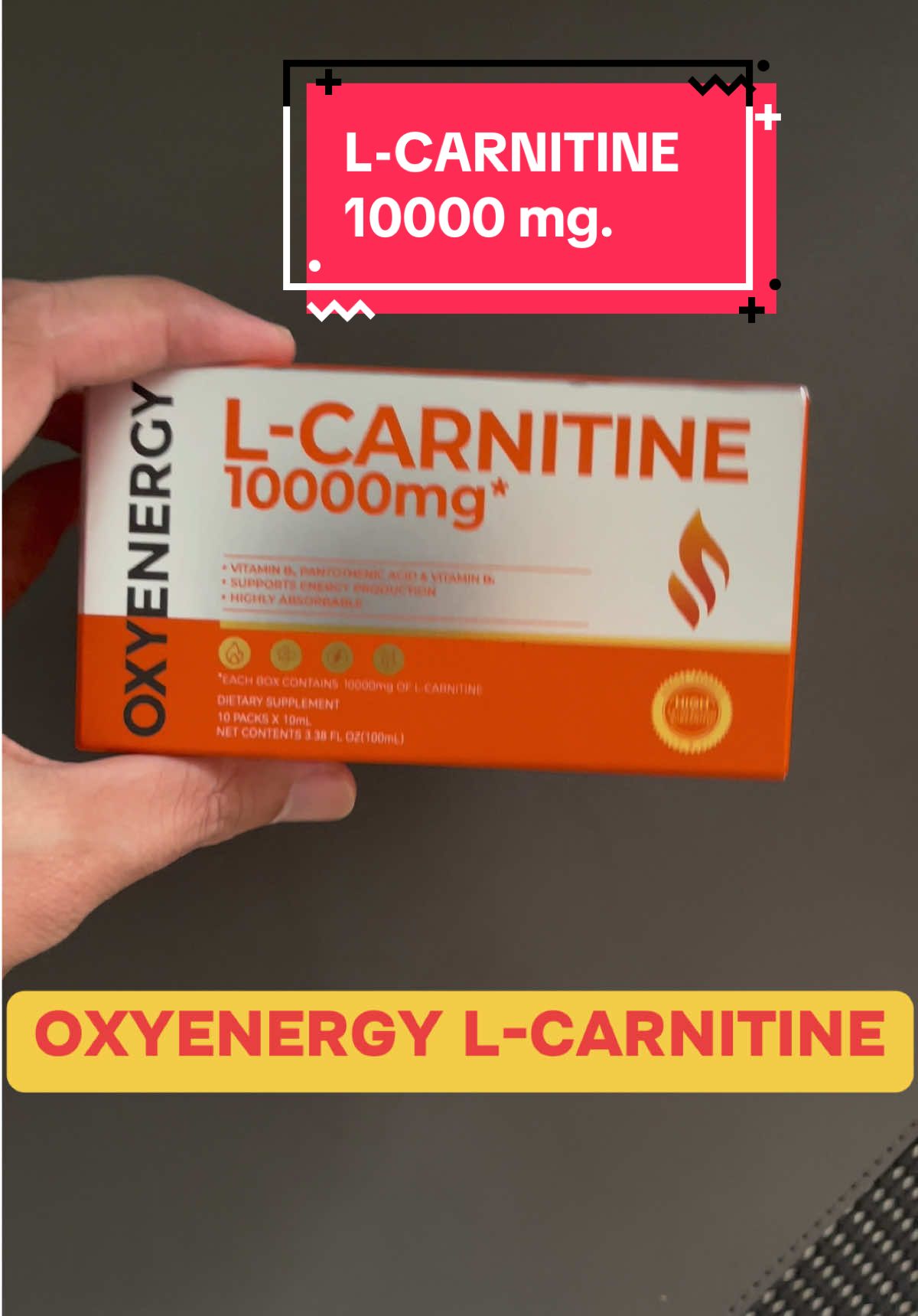 Oxyenergy L-Carnitine  To support energy production and metabolism #oxyenergy #lcarnitine #singaporetiktok🇸🇬  #foryoupage #createtowin 