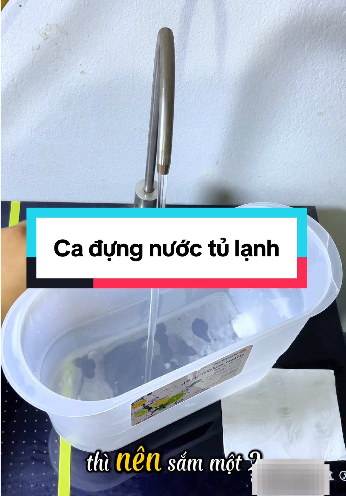 Ca đựng nước để trong tủ, tiện lợi, sạch sẽ, gọn gàng #cadungnuoc 