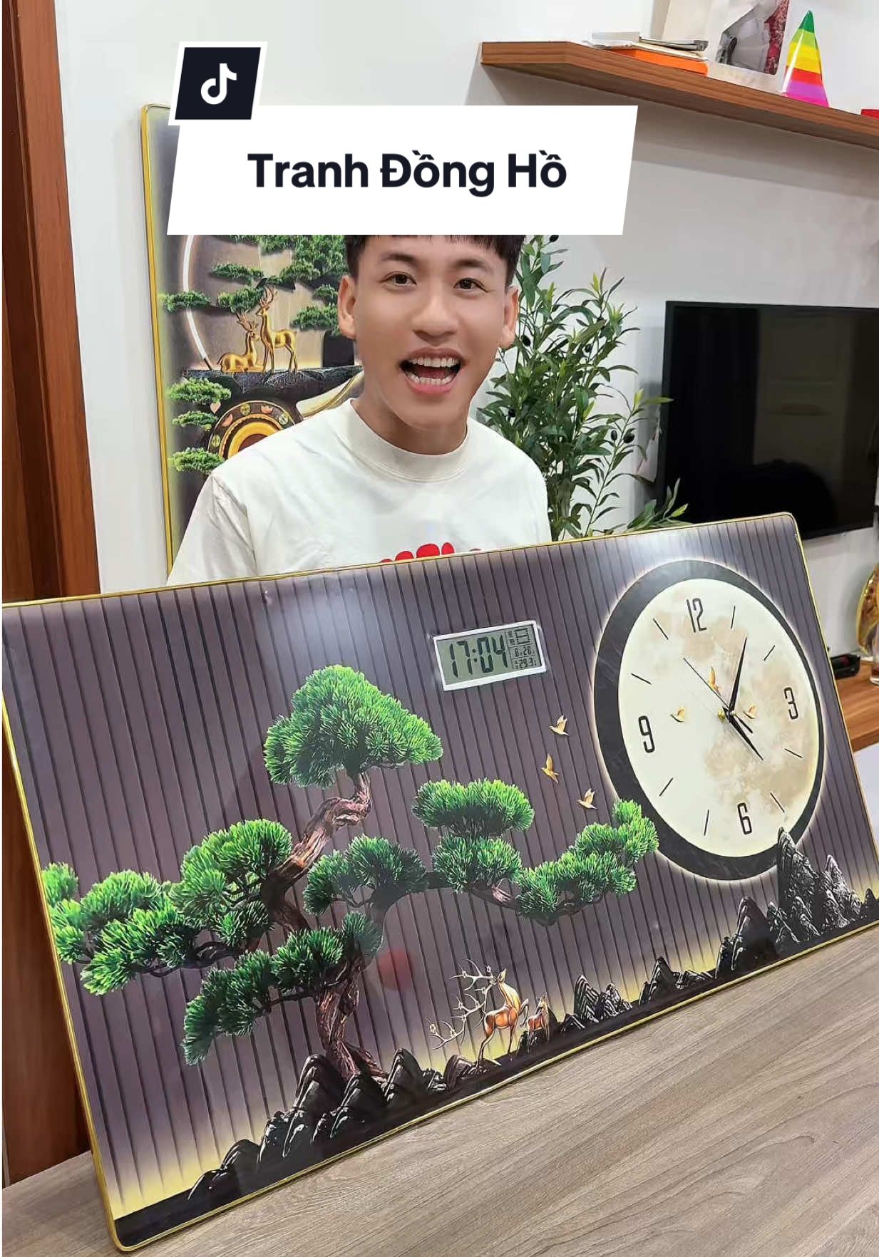 Tranh Đồng Hồ #haohomhinh #tranhdongho 