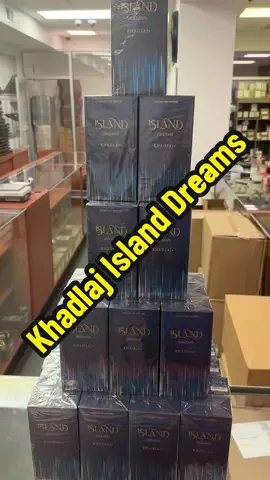 Khadlaj Island Dreams back in stock! Literally cannot keep this one on the shelves 🔥 🔥 🔥  #fragrance #khadlaj #khadlajislanddreams 