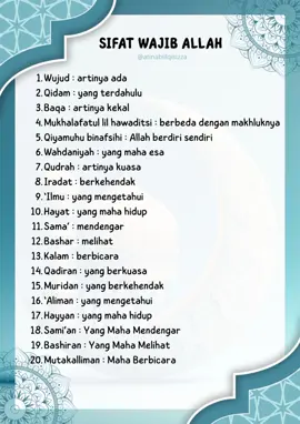LAGU 20 SIFAT WAJIB ALLAH DAN ARTINYA  #gurupai #gurupaisd #lagu #lagusifatwajiballah #pai 