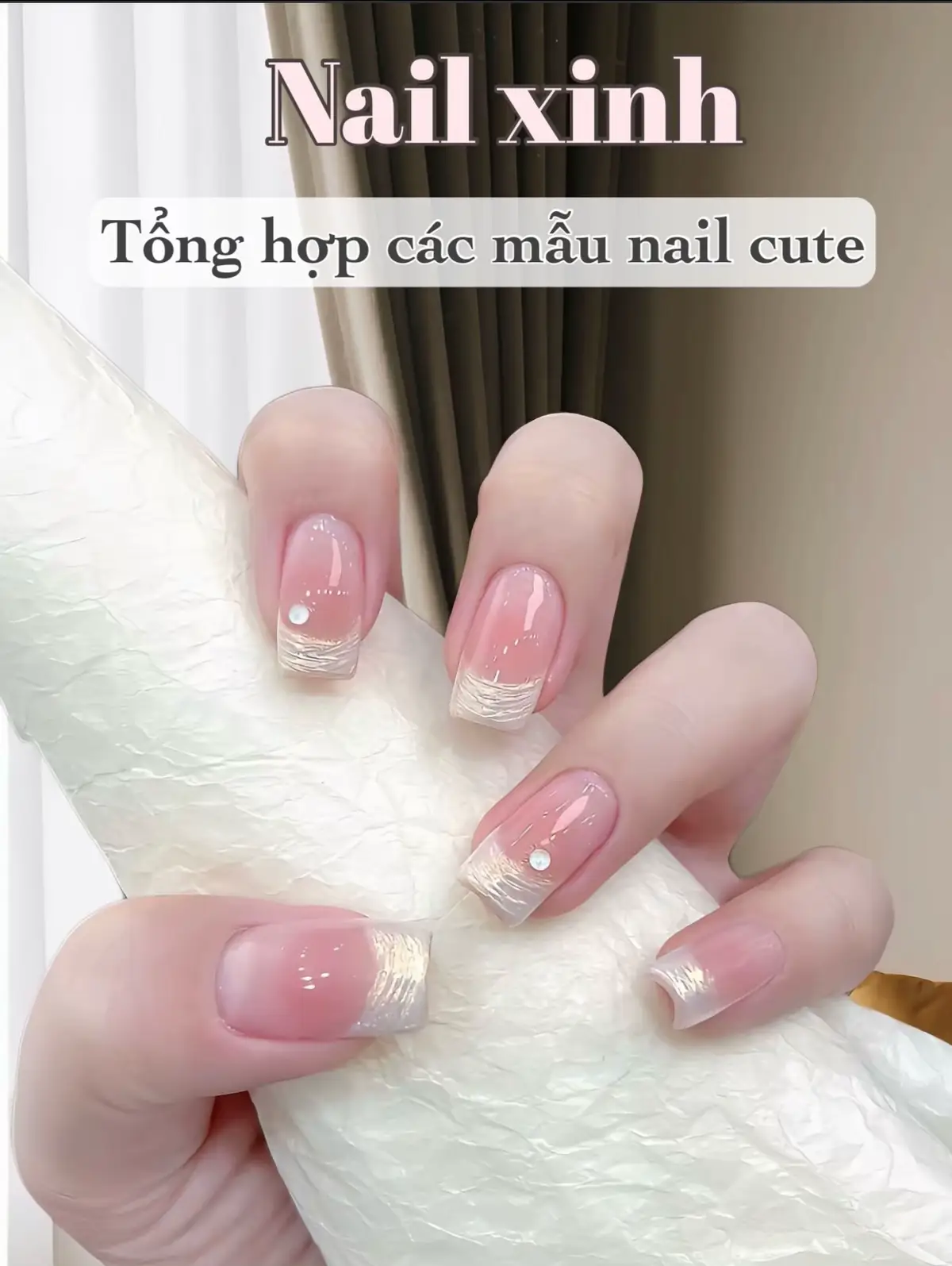 Cùng tham khảo các mẫu nail cute form vuông nhắn với Mozai nào  #nails #mozainail #nailpolish #viral #xuhuong 