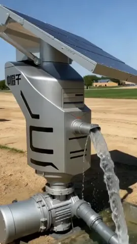 Water Pump Solar Panel ✨💧 #PompaAir #Modern #Agicultural #Technology