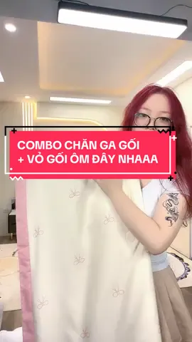 Combo chăn ga gối + vỏ gối ôm cho cả nhà mình nha #annhubedding #changagoi #luathai6d #tiktoklive #livehighlights 