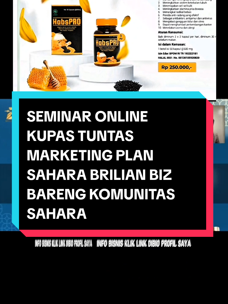 SEMINAR ONLINE KUPAS TUNTAS MARKETING PLAN SAHARA BRILIAN BIZ BARENG KOMUNITAS SAHARA #seminaronline #kupastuntas #marketingplan #saharabrilian  #ariesssahara 