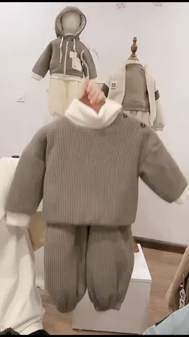 Set bộ đồ len trần bông#thờitrangbeyeu 