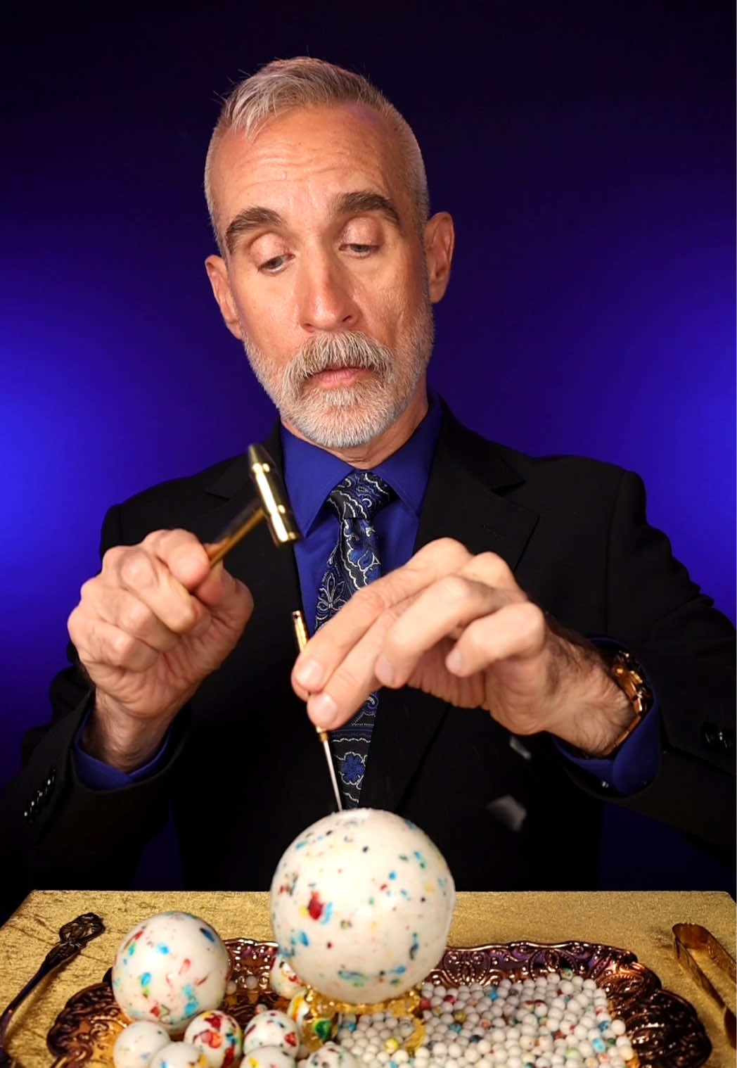 Rich guy tries Jawbreaker candy, part 2 #asmrcandy #candyasmr #jawbreakers 