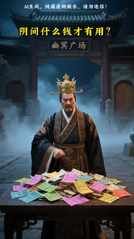 在阴间，什么钱才有用？ #中元节  #中元节习俗  #传统文化  #热门话题  #道教 