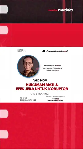 Immanuel Ebenezer  #ebenezer #korupsi #koruptor 