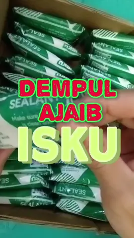 Dempul Sealant Pipa dan Tembok merk ISKU. Kualitas Terbaik diantara merk lain. 