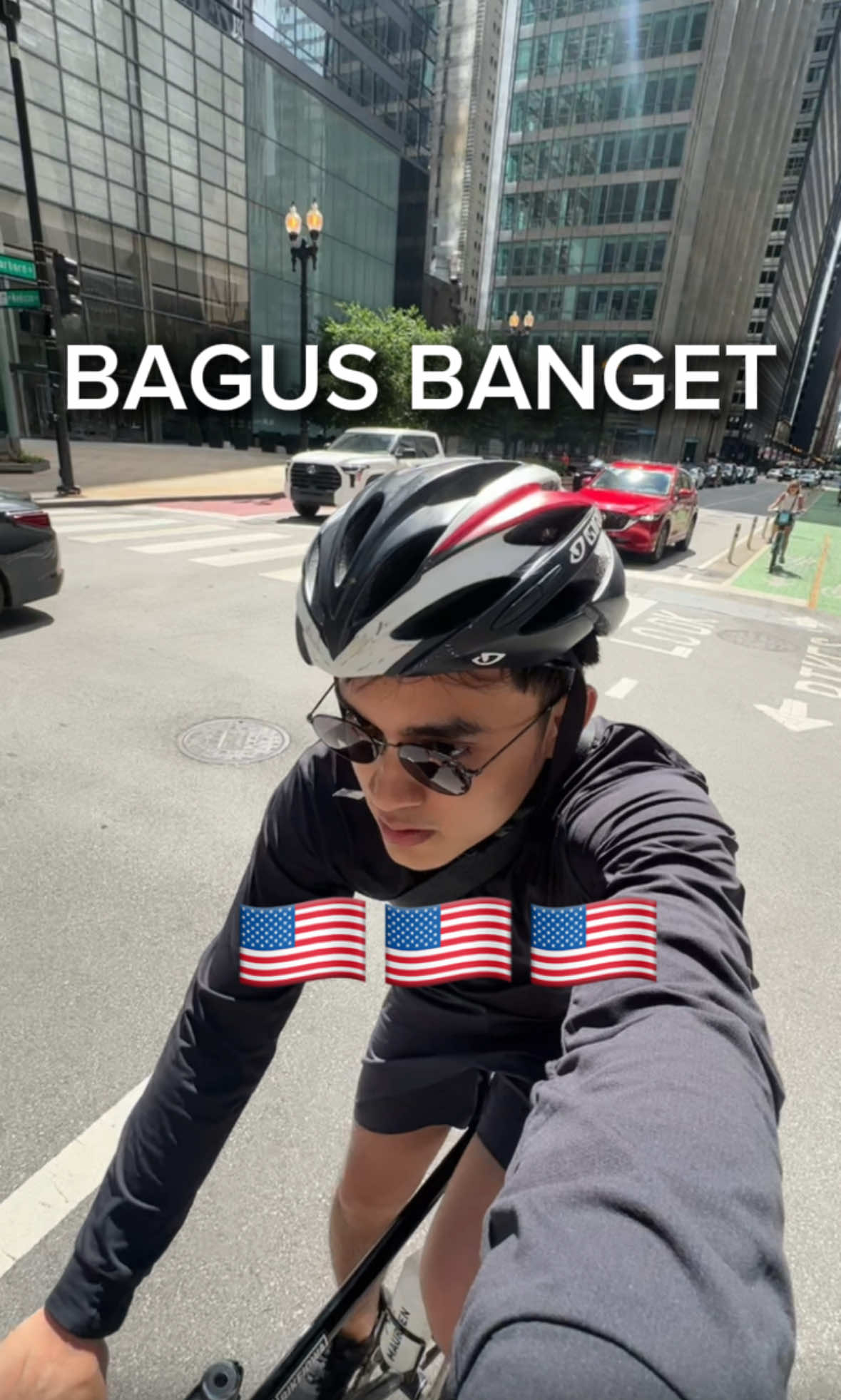 Kalo disini jam 12 siang juga mau sepedaan!😅 #chicago #fyp #studyabroadlife 