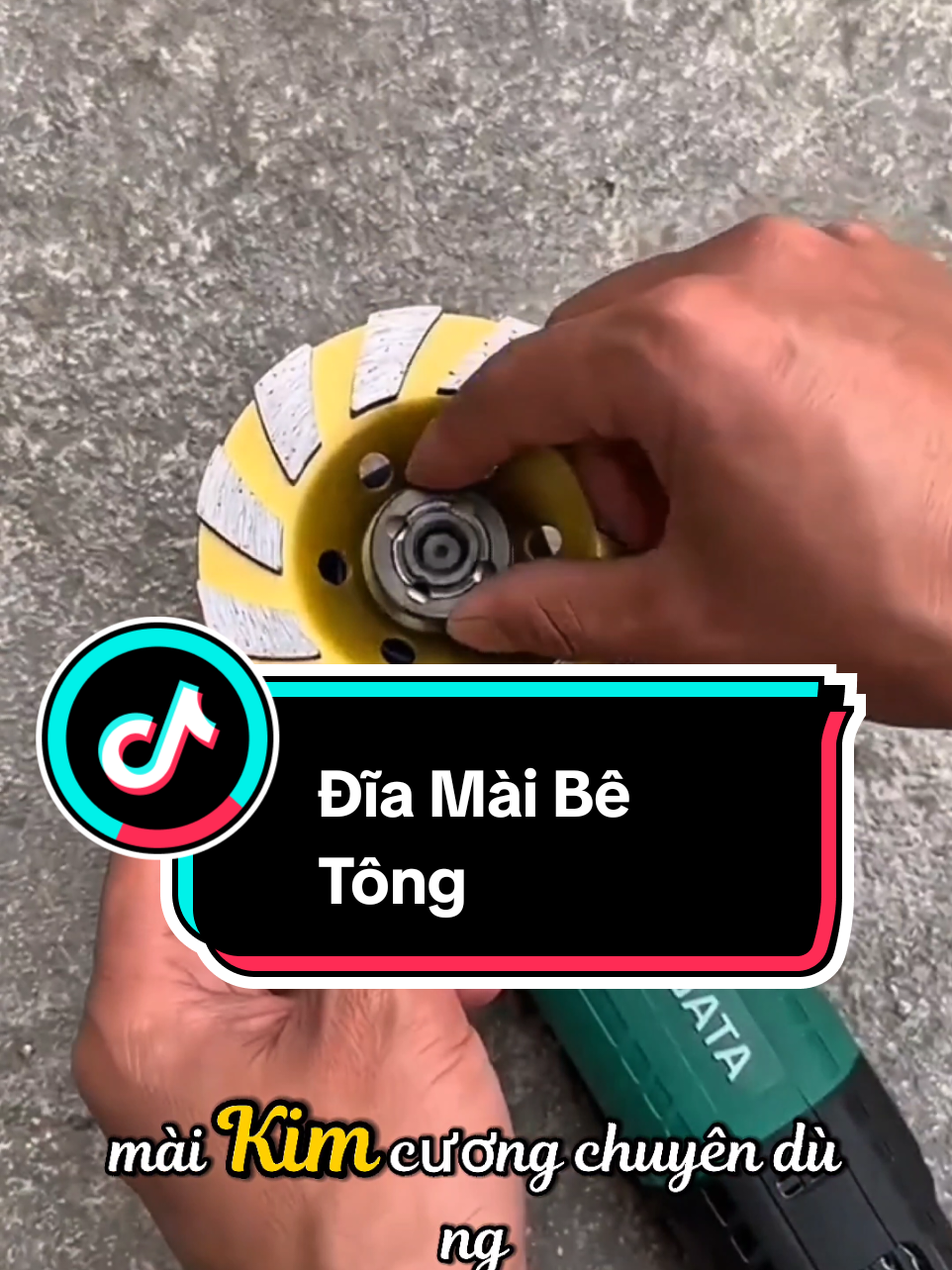 đĩa mài kim cương chuyên dùng mài bê tông đá ... #MINHCHISTORE #diamaibetong #xuhuong2025 