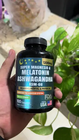 ¿Cansancio al despertar? 🚫 El Super Magnesio + Melatonina + Ashwagandha está diseñado para: ✅ Mejorar tu descanso ✅ Disminuir la ansiedad ✅ Aumentar tu energía al día siguiente 📲 Pídelo ahora con envío gratis y pago contraentrega