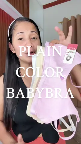Plain colloe babybra for teens#babybra #bra #teensbra #nonwirebra #plaincolorsocks 