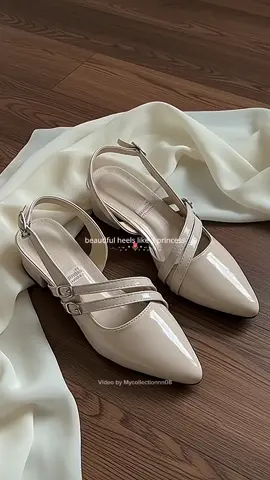Beautiful heels like a princess🤍#heels #aestheticvideos #highheels #heelsmurah #heelswanita 
