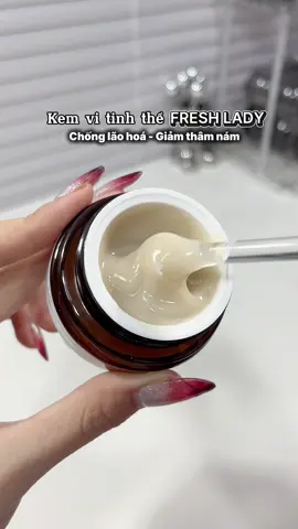 Ai đang bị tình trạng nám , tàn nhang , đồi mồi thì tham khảo kem này nhen ✨ #unboxing #kemtrinangtannhang #kemfreshlady #freshlady #viral 