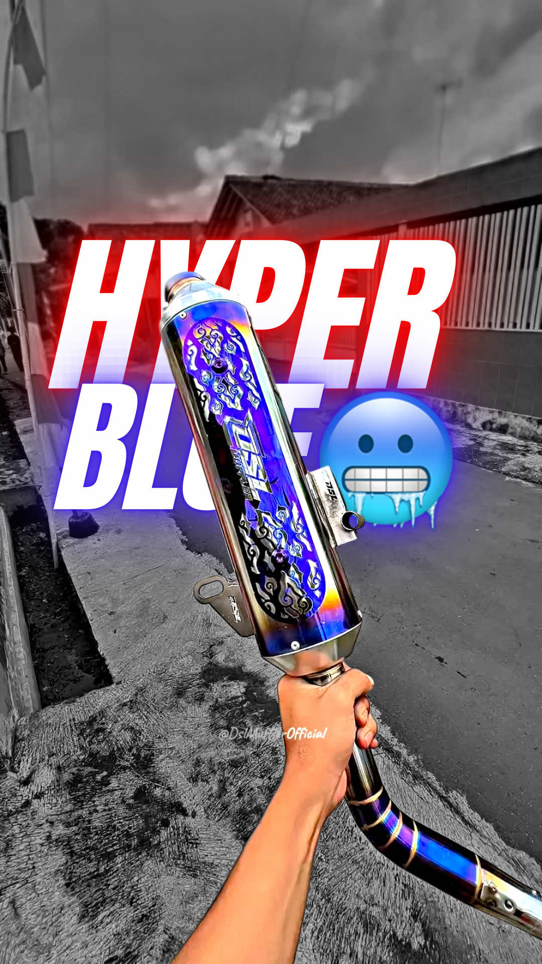 Knalpot DSL Hyper blue ready buat vario new 125/150 dan Pcx 150 nih gank🤩🤙🏻 #dslmuffler #vario #variolednew #pcx150  #knalpotstandarracing 