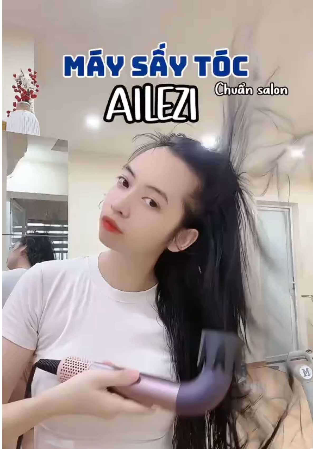Một em máy sấy ion âm nhanh khô mà ko xơ tocc nhé #maysaytoc #maysaytoc2chieu #maysaytocionam #maysay 