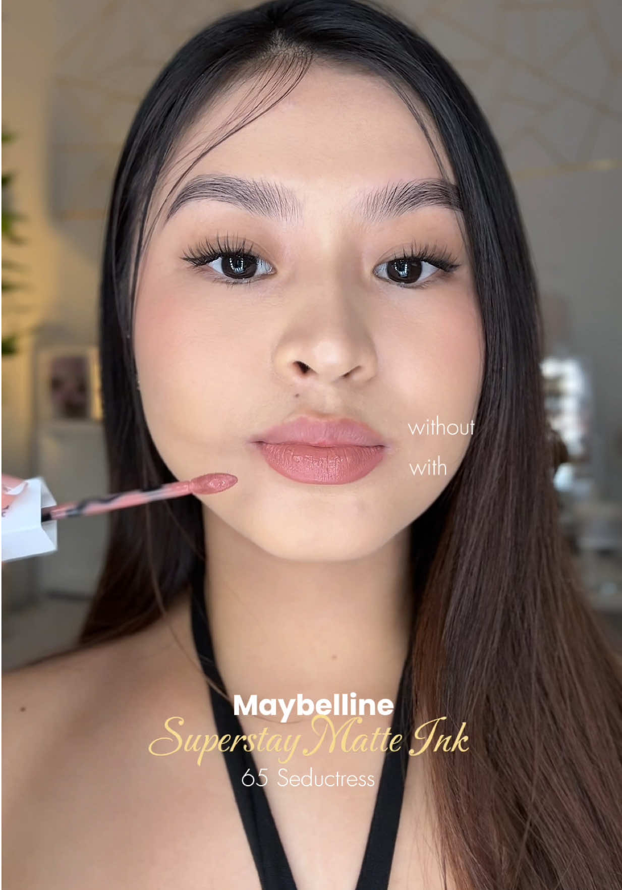 Shade: 65 Seductress @Maybelline New York PH #maybellinesuperstaymatteink #maybelline #babelline #BeautyTok #beautyph 