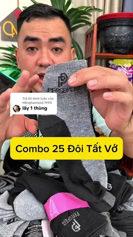 Trả lời @Hồnghaoland 1990 thùng 25 đôi tất vớ cotton xị