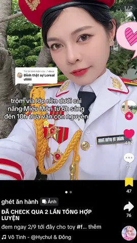 Trả lời @₊˚•✿𝐧𝐚𝐭 Công nhận bạn ơi, nhờ xịt khoá nền L’OREAL mà lớp nền makeup của chị dân quân vẫn bám chắc dù tập diễu binh ngoài nắng cả ngày ☀️💪 #TikTokFinds #dieubinh #quockhanh #lorealparis 