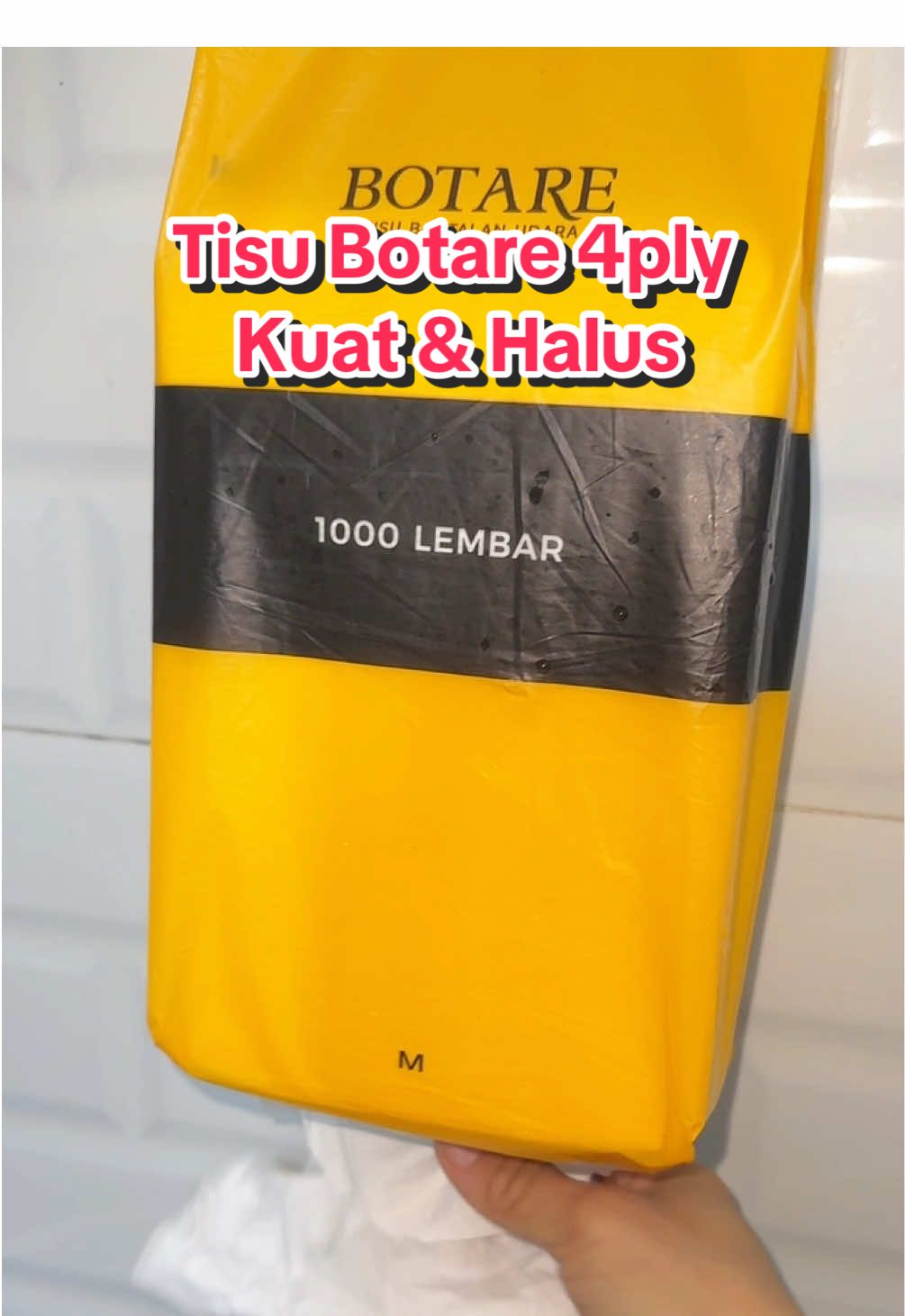 Tisu Botare 4 lapis, kuat & halus. Praktis digantung! Klik keranjang kuning! #tisumurah #tisutebal #tisu4ply #tisudapur #tisudapurmurah #tisudapurviral #tisuviraltiktok #tisudapurserbaguna #tisu #tisugantung #tisugantungviral #tisugantungdapur #tisubotare #tisugantungviralmurah 