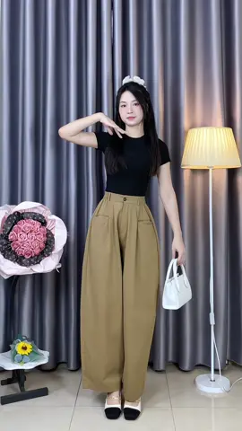 Quần kaki ống rộng #quankaki #quanongrong #reviewquanao #OOTD #thuydung_m58 