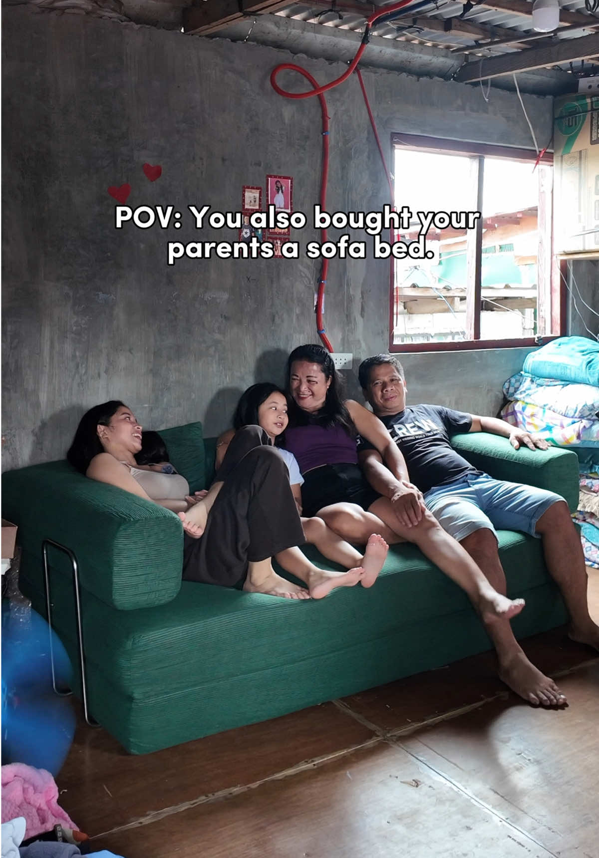 Sa sobrang ganda ng sofa bed nito, binilan ko nadin sila MAPA. 💗 #sofabed #yozotosofabed 