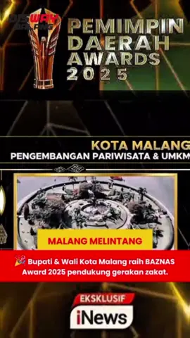 Keren! Bupati dan Wali Kota Malang raih penghargaan bergengsi! 🏅​Dukungan penuh mereka terhadap gerakan zakat di Malang Raya diakui dalam Baznas Award 2025. Penghargaan ini menjadi motivasi untuk terus berbuat baik bagi masyarakat. ​ ​Baca artikel lengkapnya di link bio dan bagikan berita baik ini! ​ ​#BaznasAward2025 #BupatiMalang #WaliKotaMalang #Zakat #Kebaikan 