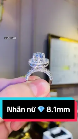 Mẫu nhẫn nữ 💎 halo tròn, đính viên chủ 8.1mm kiểm định GIA #tamluxury #TamLuxurydiamondjewelry #nhẫnnữ #nhẫnđẹp #trangsuckimcuong #phụkiện #xuhuongtiktok #trending #viral #fyp 
