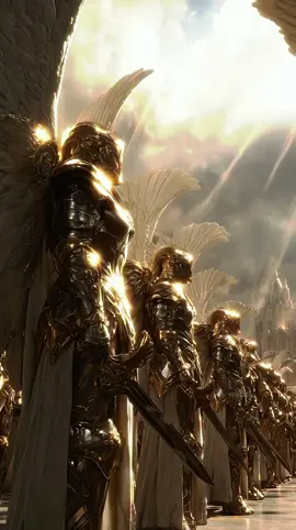 The Angelic Legion watches over every soul#heaven #aigenerated #faith #creed #angel #army #armor #battle #fightforgod #honor #jesus #viralvideos #foryoupage #wolink