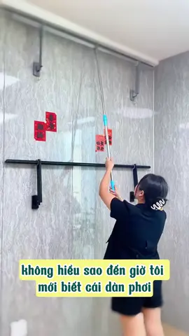 Giàn phơi quần áo gấp gọn trong nhà, ban công #tiktokshop 