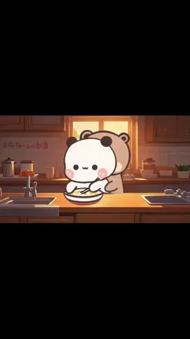 Bubu hug dudu when cooking😘😚#bubududu #comel #CuteOverload 