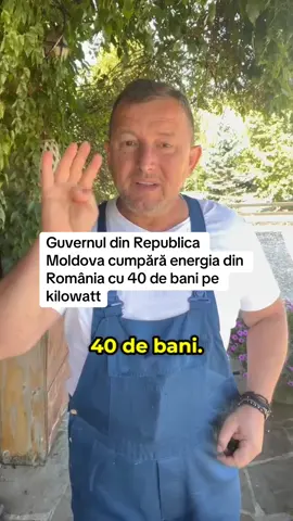 Guvernul din Republica Moldova cumpără energia din România cu 40 de bani pe kilowatt. În schimb, guvernul de la București îi obligă pe români să plătească 1,50 lei pe același kilowatt. Asta înseamnă că românii plătesc de aproape patru ori mai mult. Astfel, o factură care ar trebui să fie în jur de 50-60 de lei ajunge să se ridice la 200 de lei. #energie #facturi #Romania #Moldova #energieelectrica         