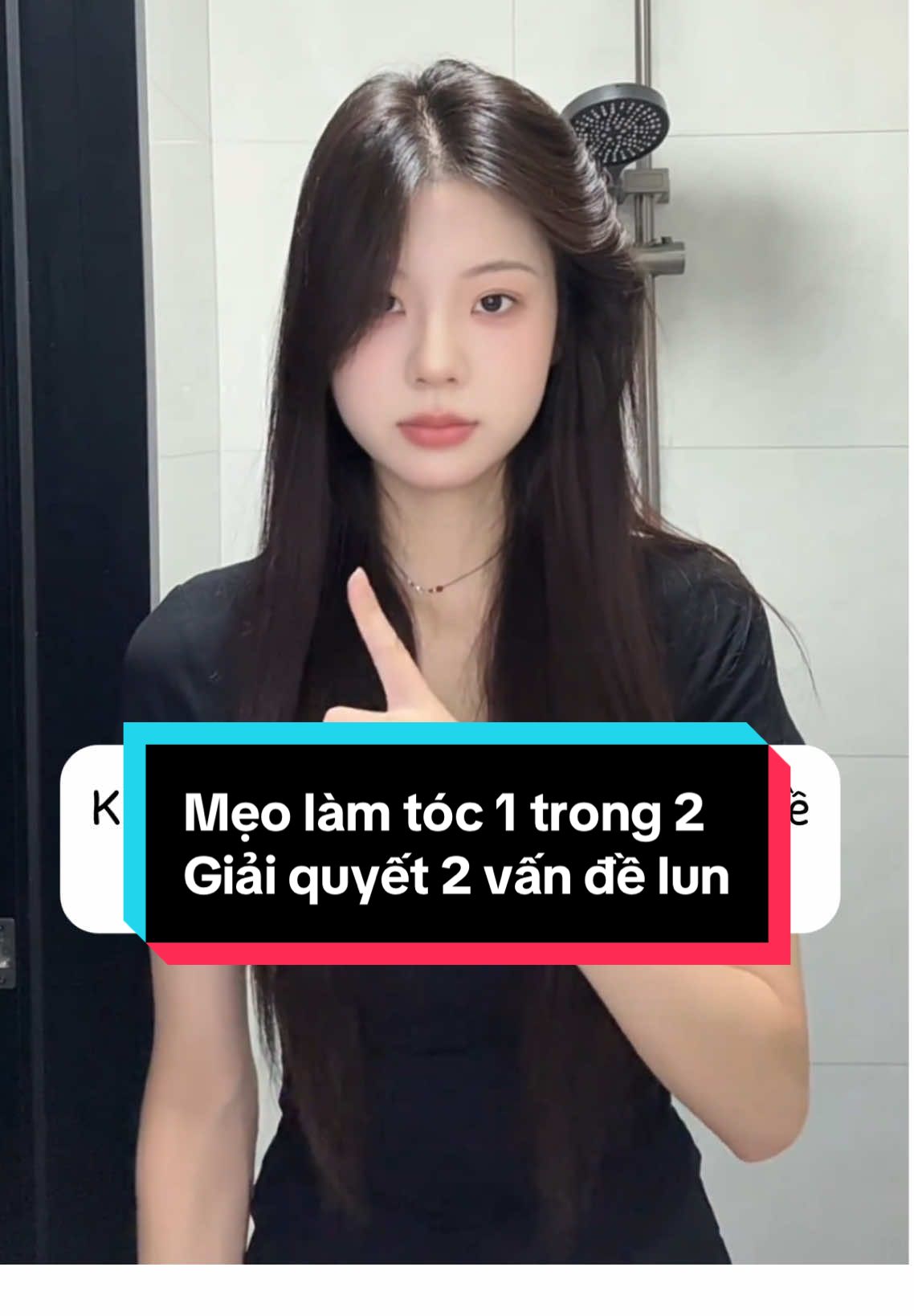 Mấy bà đã thử mẹo làm tóc này chưa, vừa không che mặt lại còn phồng đẹp xinhh #lamdepantoan 