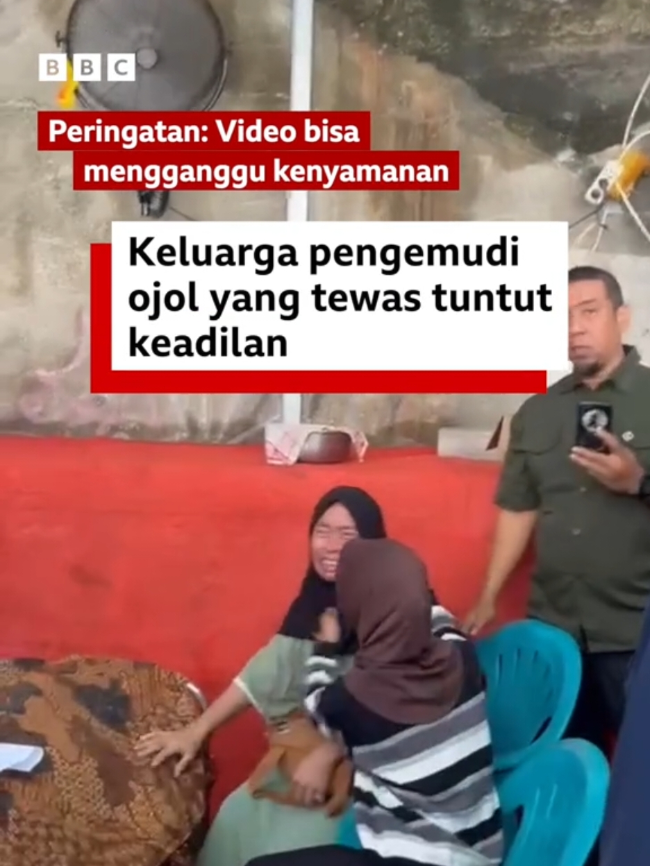 keluarga ojol korban di lindas mobil brimob tuntut keadilan #demo #ojolkelindas #ojolditabrak #tribun 