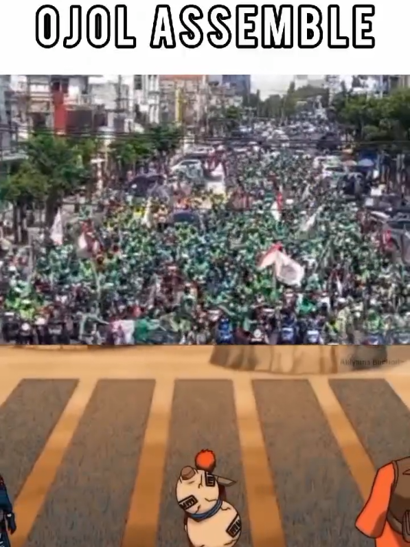 Sheeessshhh 🔥🔥🔥 #ojekonline #indonesia  #demo #fyp #memeindonesia 