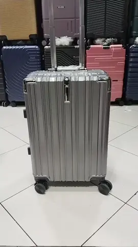 koper kunci lock frem premium bahan aluminium anti pecah ukuran 20 inch cabin ukuran 24 inch bagasi varian warna banyak